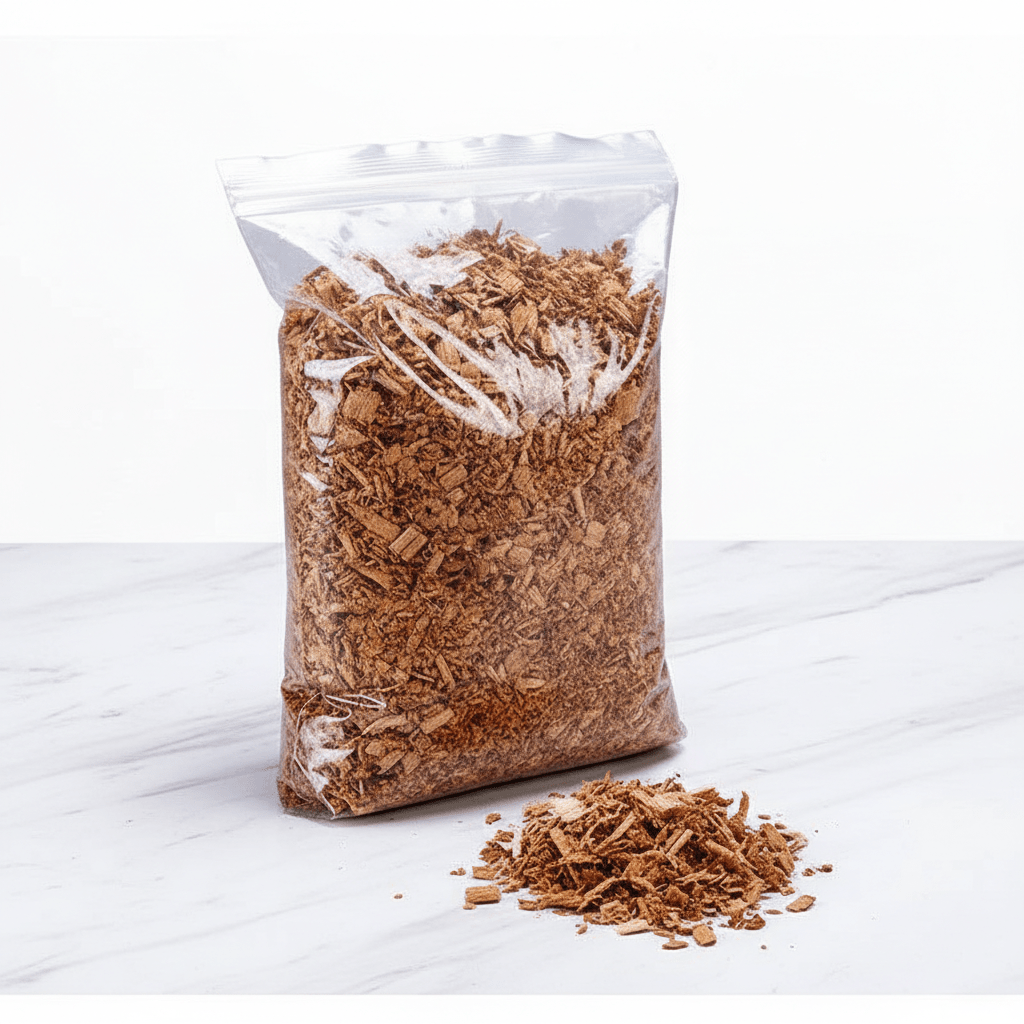 Copeaux de cèdre espagnol pur dans leur coffret de présentation -