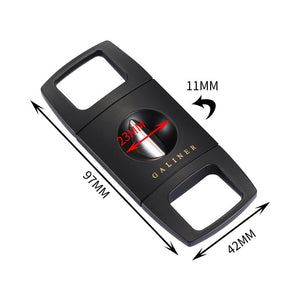 Coupe - cigare guillotine en acier à double lame et corps ergonomique -