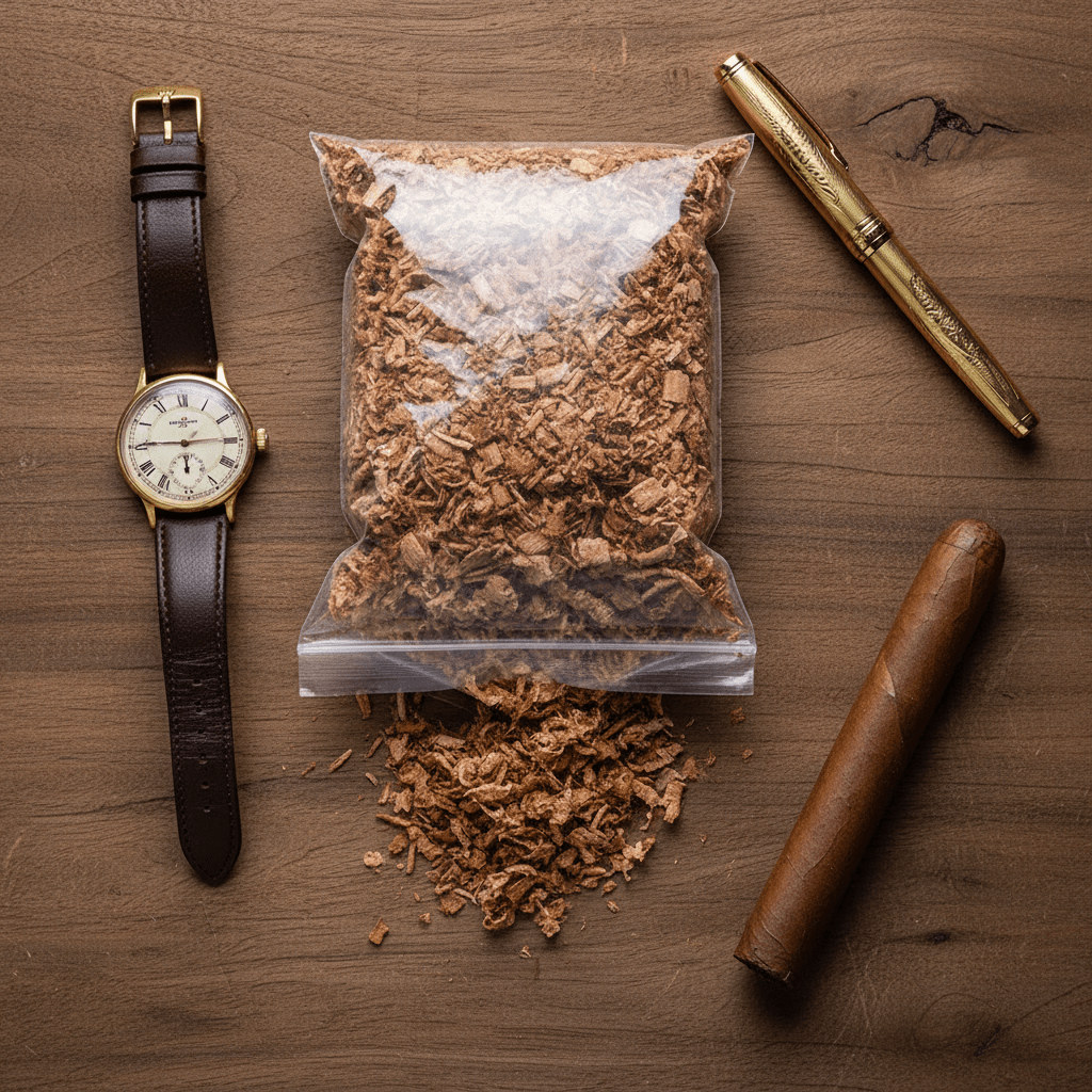 Copeaux de cèdre espagnol pur dans leur coffret de présentation - 