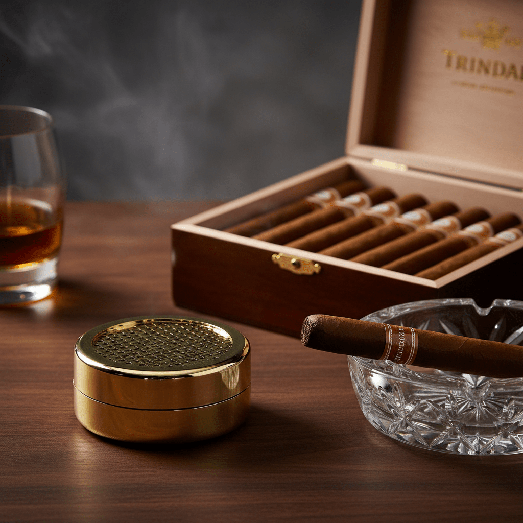 Humidificateur pour cave à cigares en polymère équipé d'une mousse à haute rétention et d'un système de fixation adhésif - 