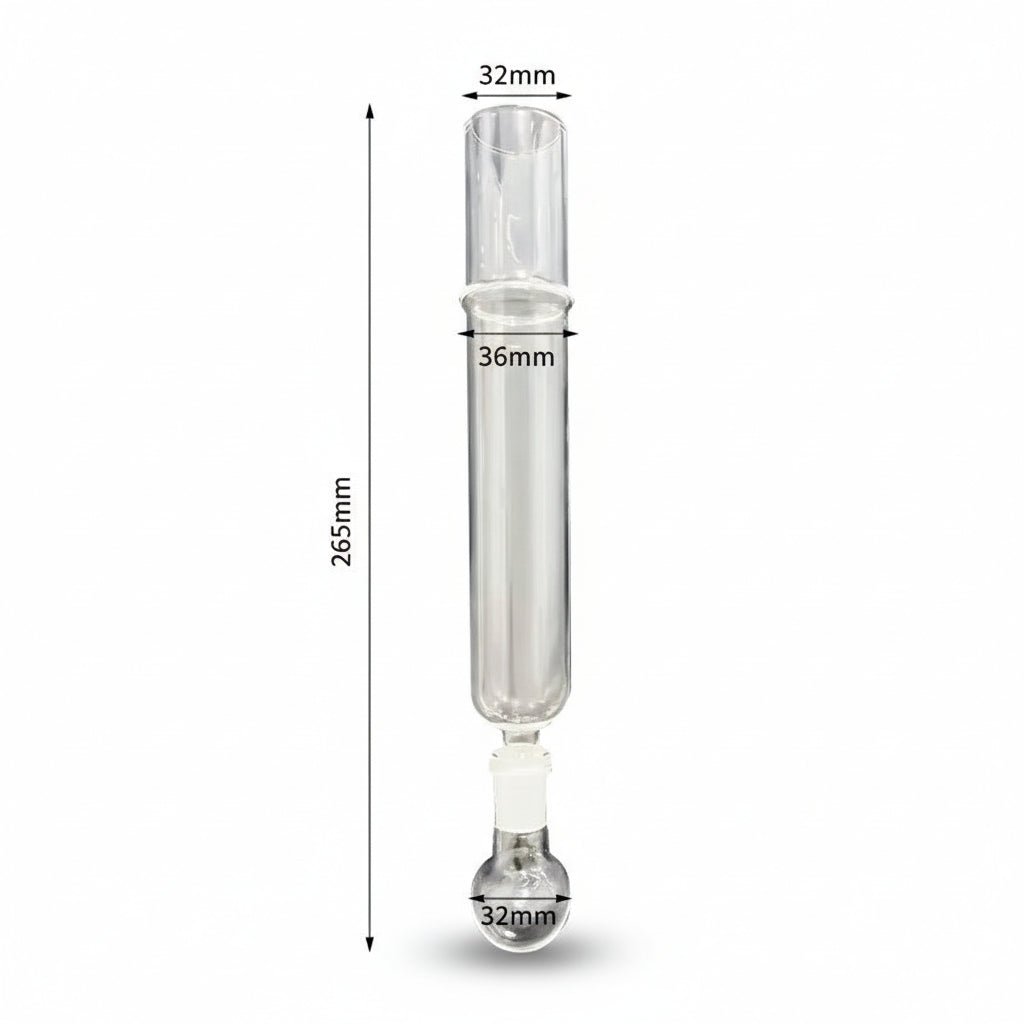 Infuseur à cigare en verre avec fiole aromatique intégrée - 